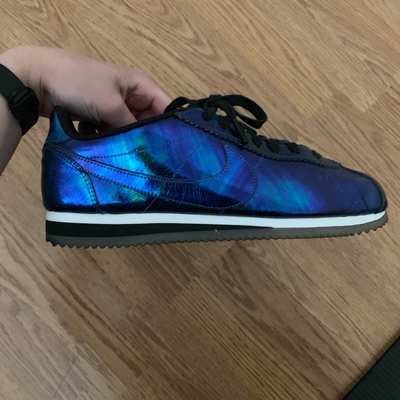 nike cortez holographic
